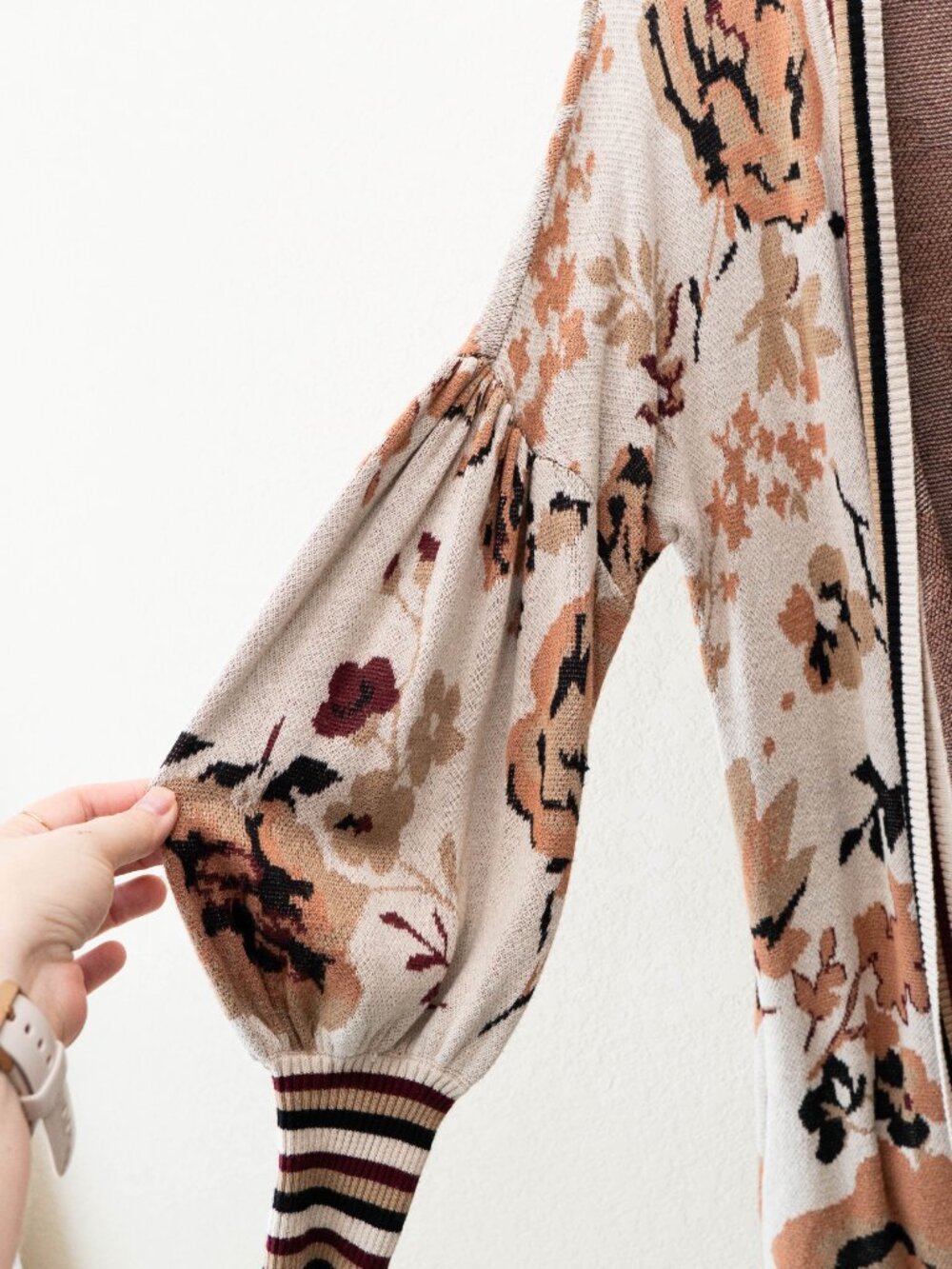 A Love Story Cardigan Medium Floral Duster Boho Cottagecore Pockets Long Cozy - Picture 4 of 13